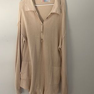 Free People Sweater Romper